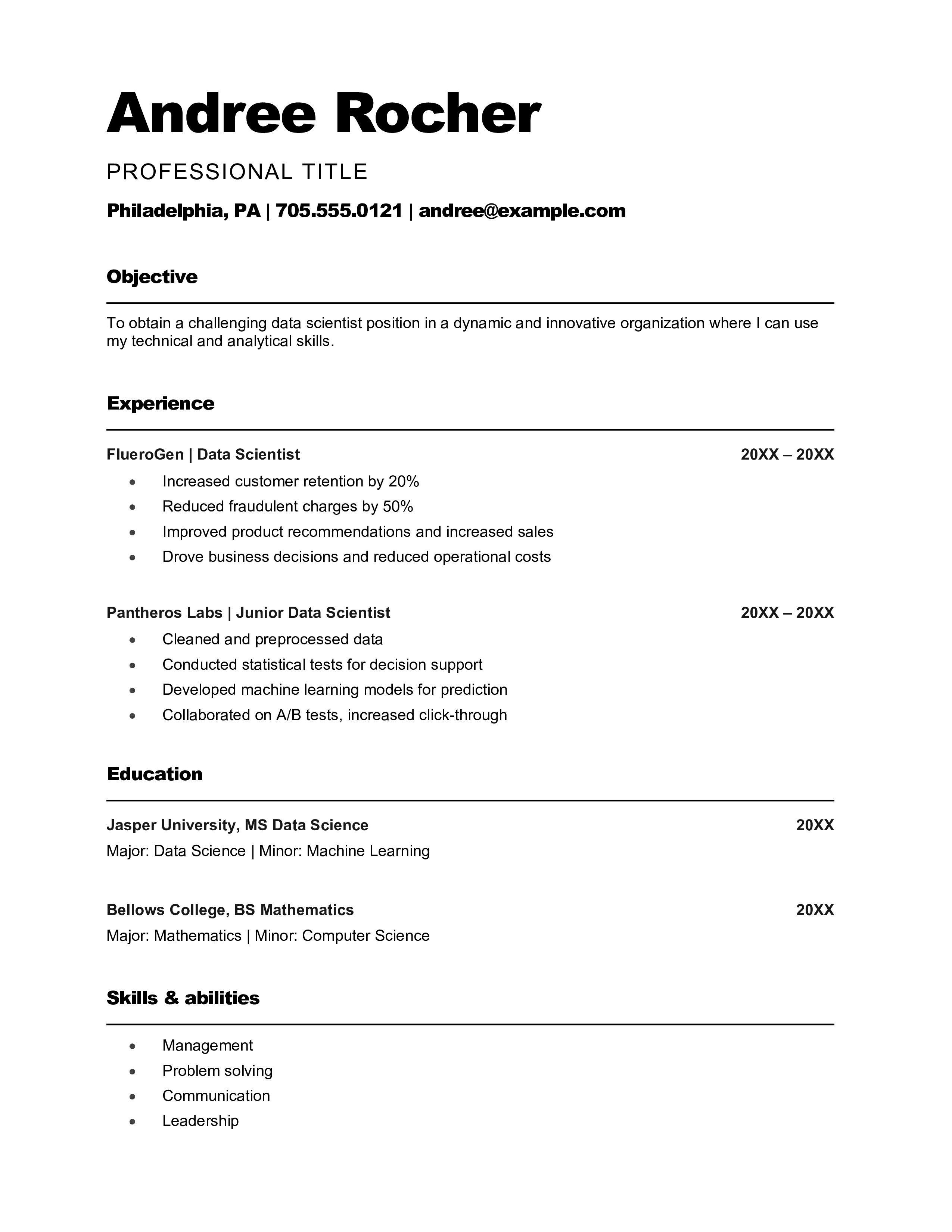 Corporate Professional Style